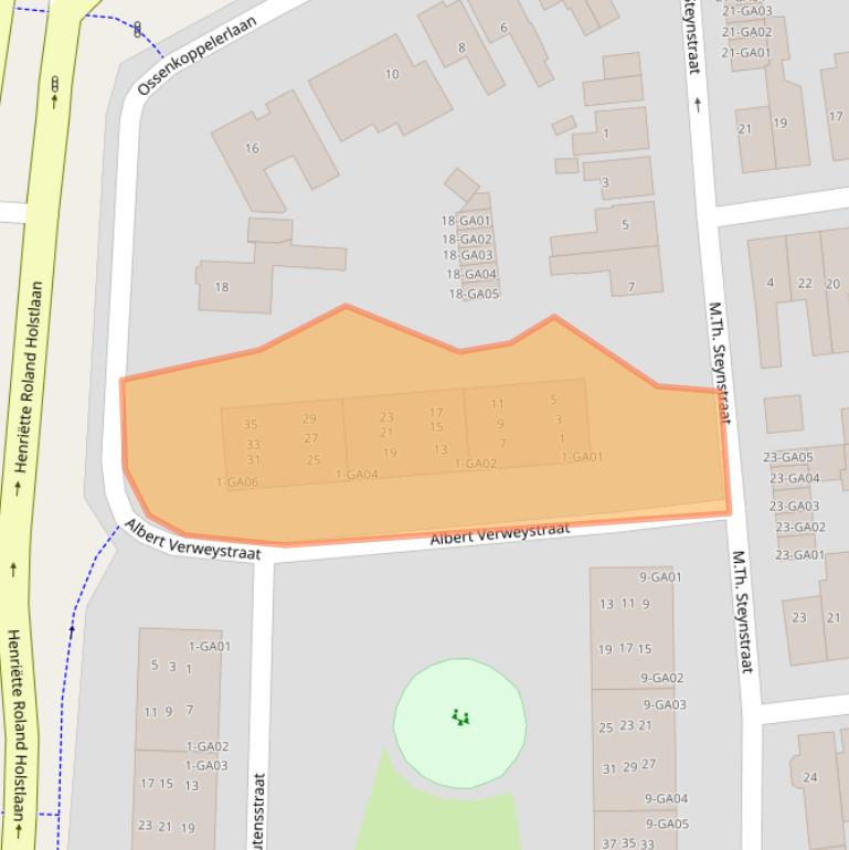 Kaart van postcodegebied 7606EC.