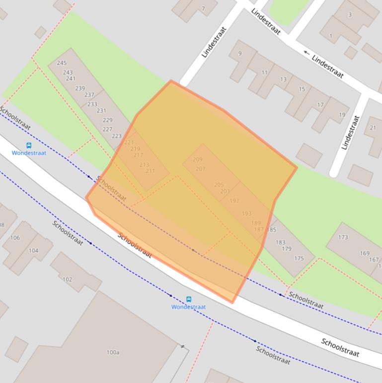 Kaart van postcodegebied 7606EL.