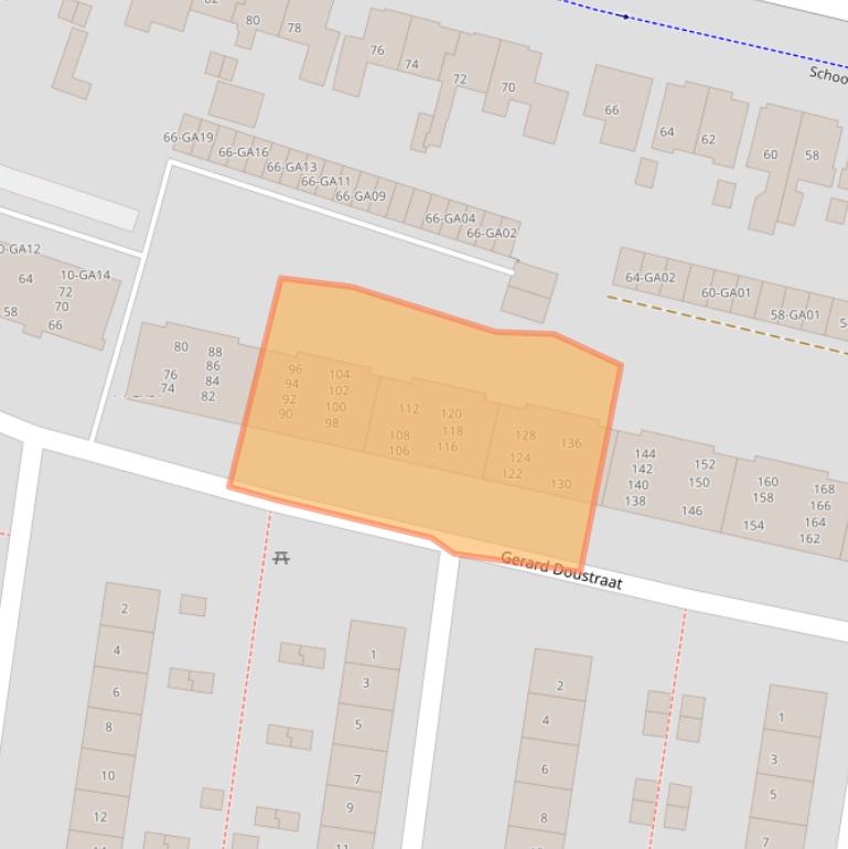 Kaart van postcodegebied 7606GD.