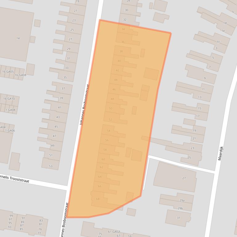 Kaart van postcodegebied 7606HD.