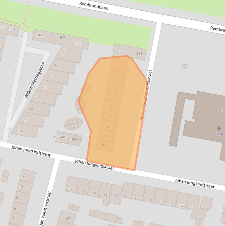 Kaart van postcodegebied 7606HH.