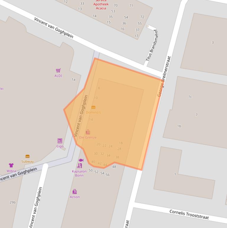 Kaart van postcodegebied 7606HP.