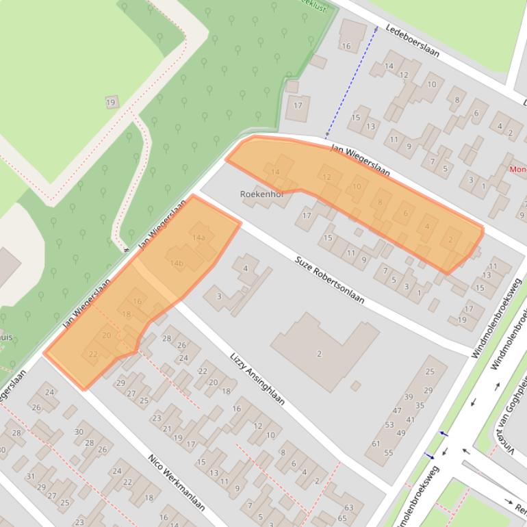 Kaart van postcodegebied 7606HV.