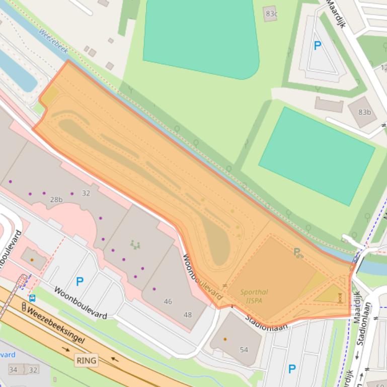 Kaart van postcodegebied 7606JZ.