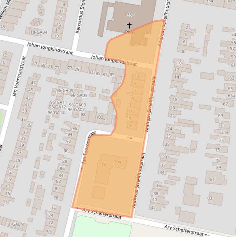 Kaart van postcodegebied 7606KN.