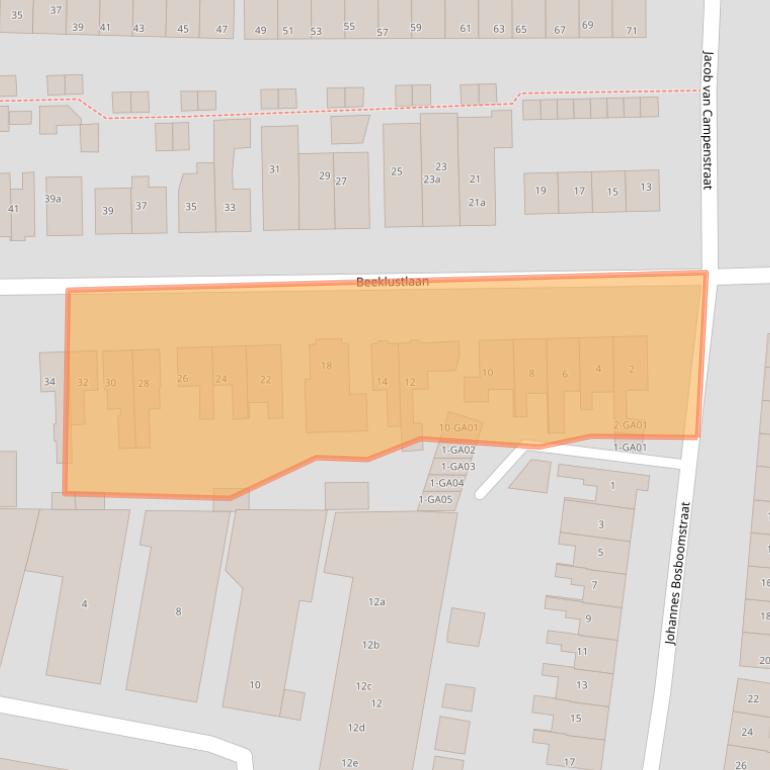 Kaart van postcodegebied 7606SW.