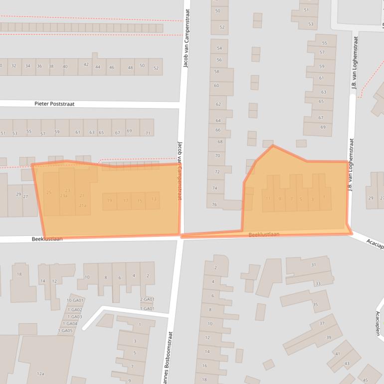 Kaart van postcodegebied 7606SZ.