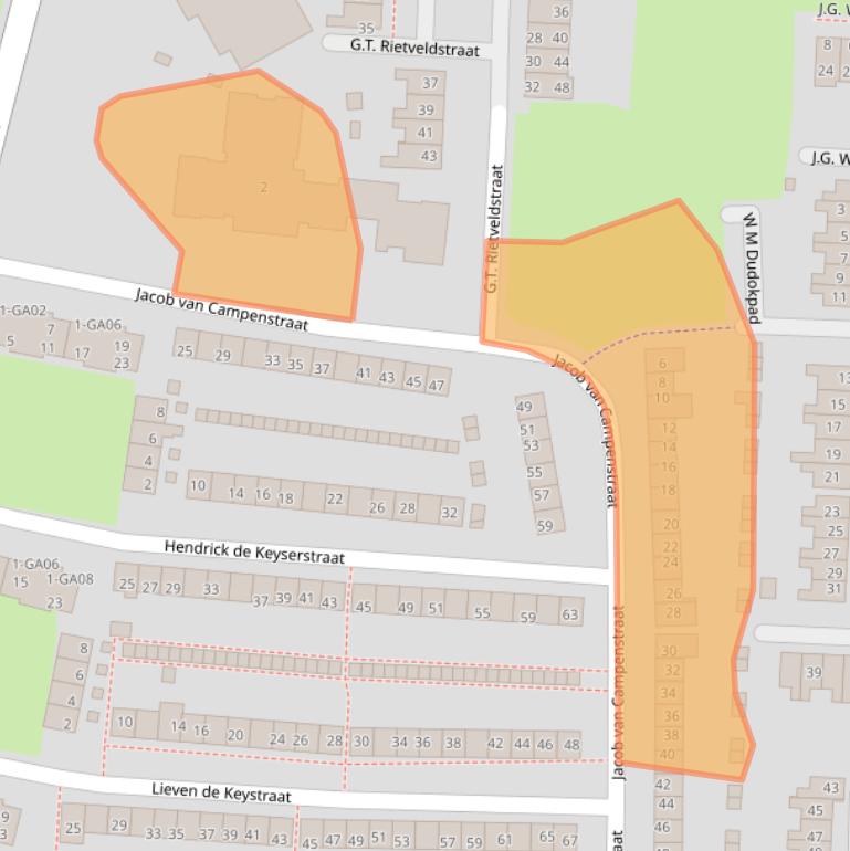 Kaart van postcodegebied 7606TW.