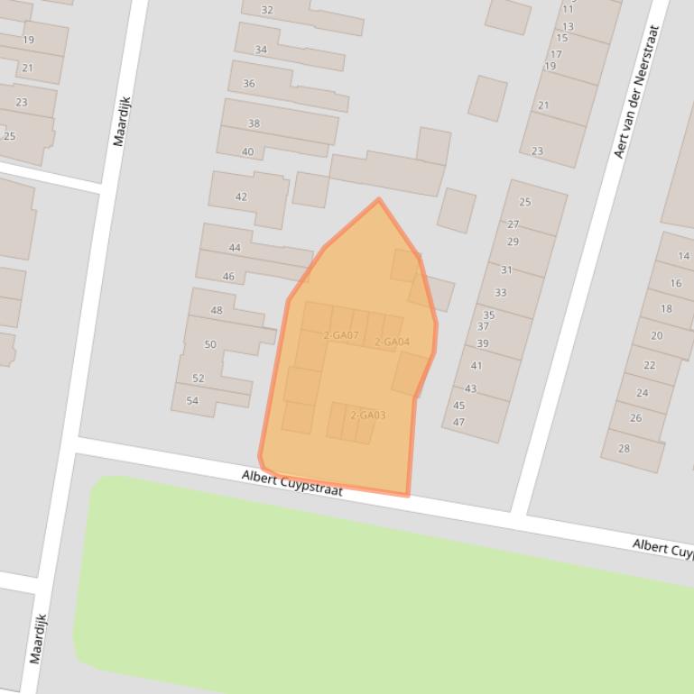 Kaart van postcodegebied 7606VC.