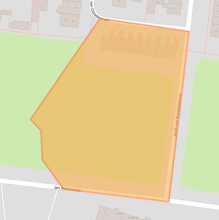 Kaart van postcodegebied 7606VL.