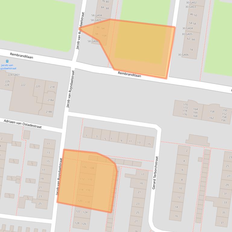 Kaart van postcodegebied 7606VR.