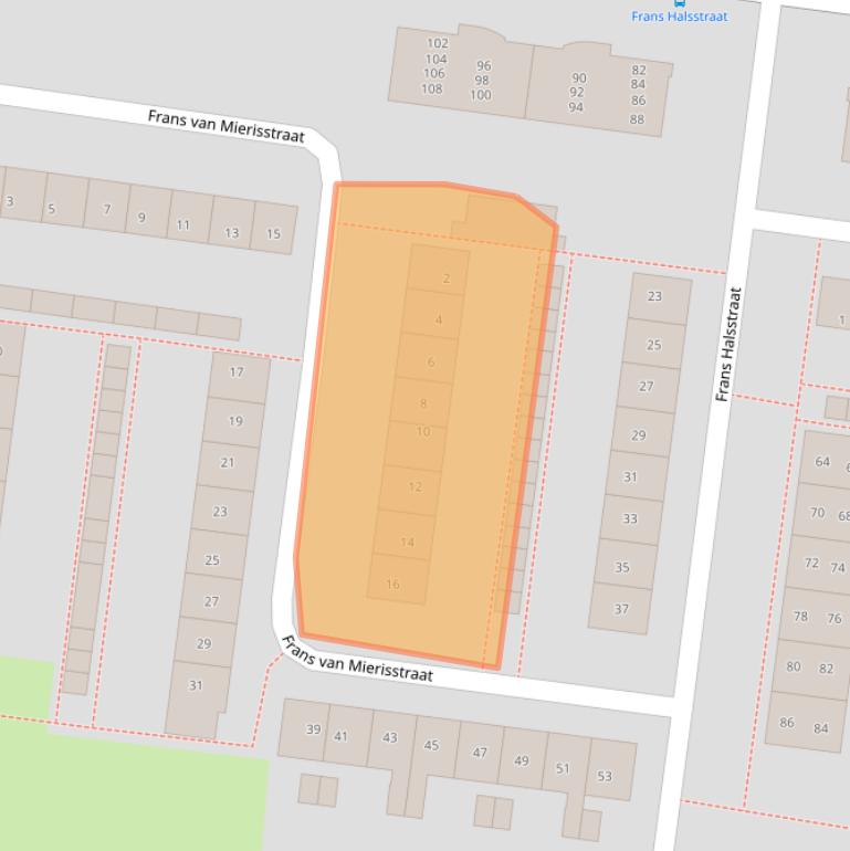 Kaart van postcodegebied 7606XJ.