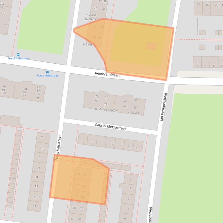 Kaart van postcodegebied 7606XP.