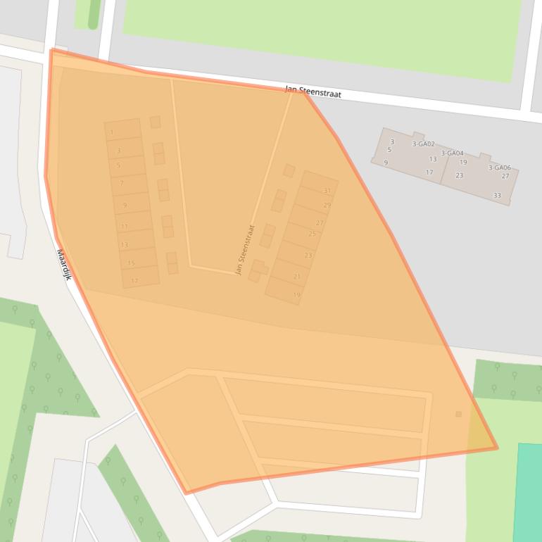 Kaart van postcodegebied 7606XV.