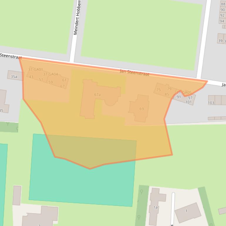 Kaart van postcodegebied 7606XX.