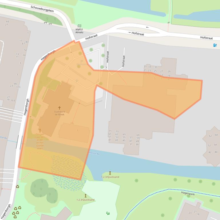 Kaart van postcodegebied 7607AB.