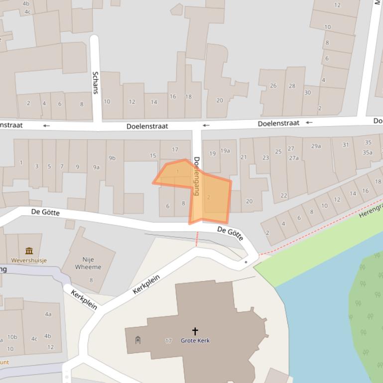 Kaart van postcodegebied 7607AK.