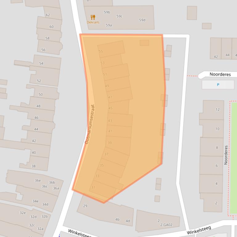 Kaart van postcodegebied 7607AW.