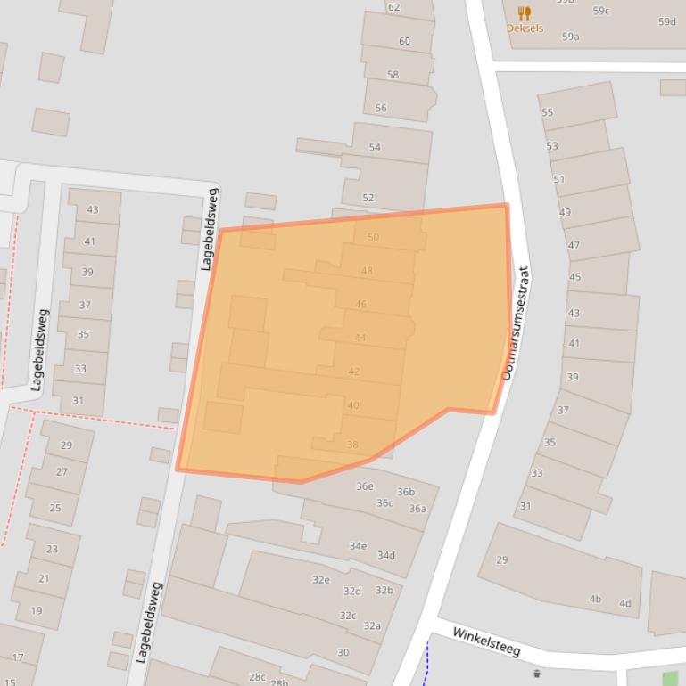 Kaart van postcodegebied 7607BE.