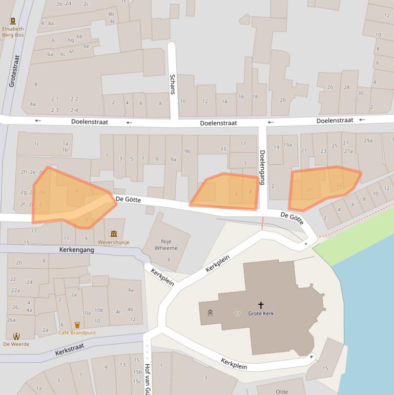 Kaart van postcodegebied 7607BV.