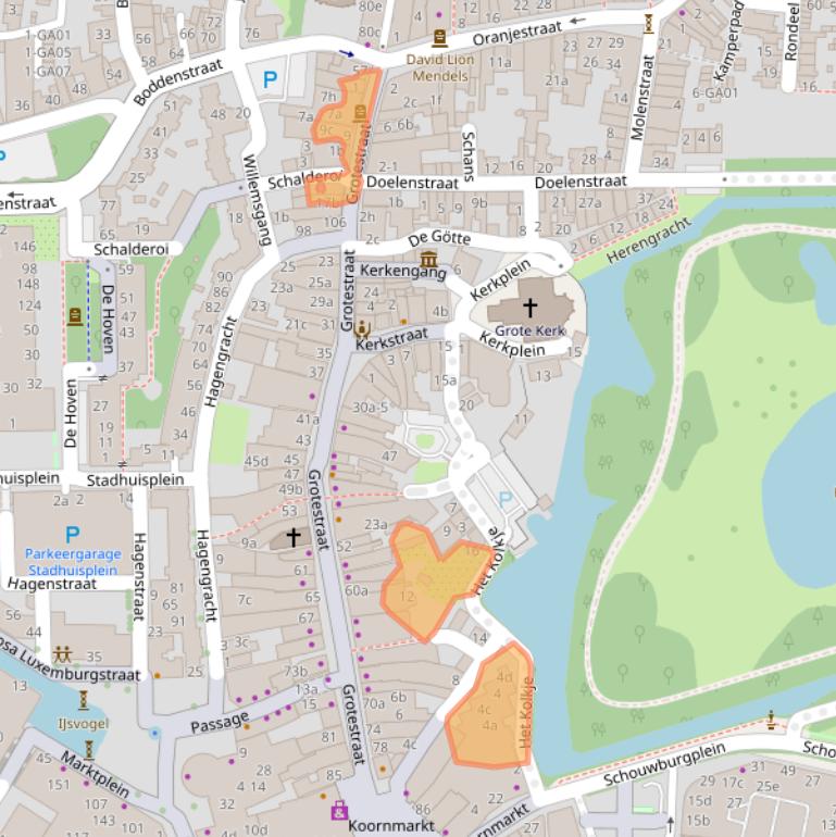 Kaart van postcodegebied 7607CA.