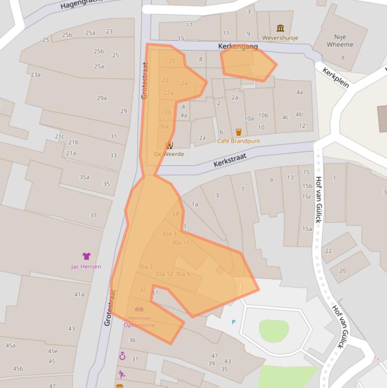 Kaart van postcodegebied 7607CN.