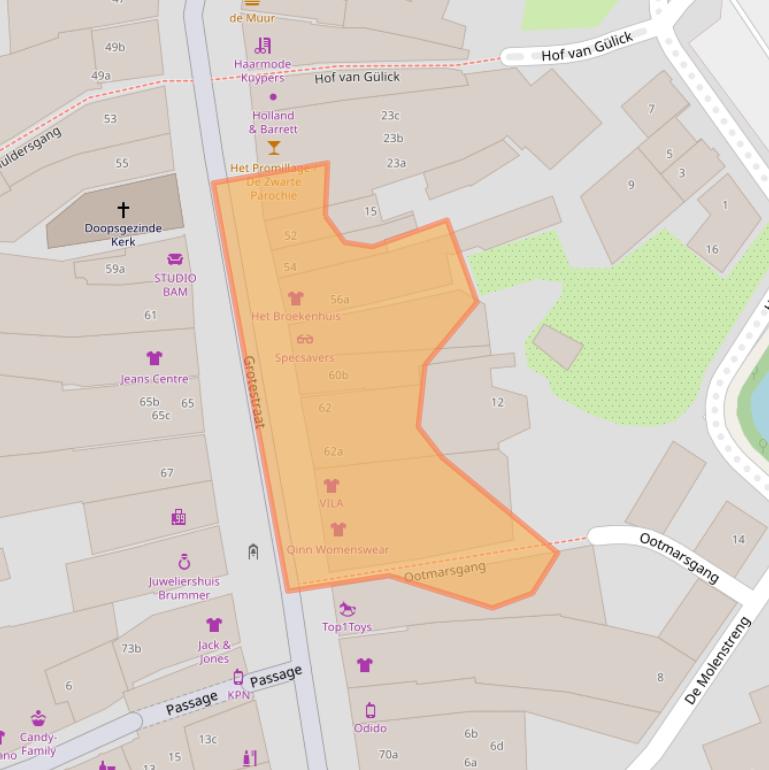 Kaart van postcodegebied 7607CR.