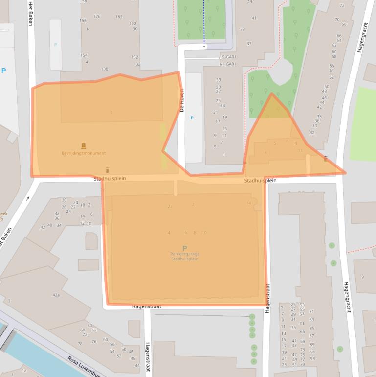 Kaart van postcodegebied 7607EK.