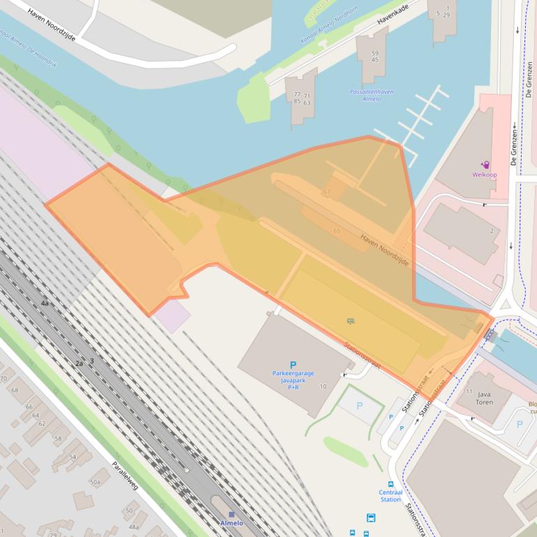 Kaart van postcodegebied 7607ET.