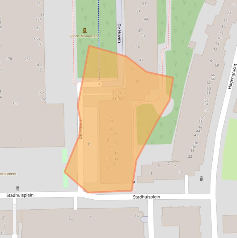Kaart van postcodegebied 7607EV.