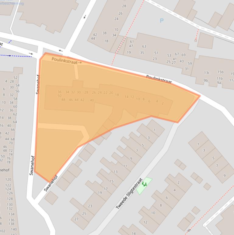 Kaart van postcodegebied 7607GT.