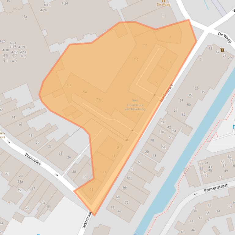 Kaart van postcodegebied 7607HC.