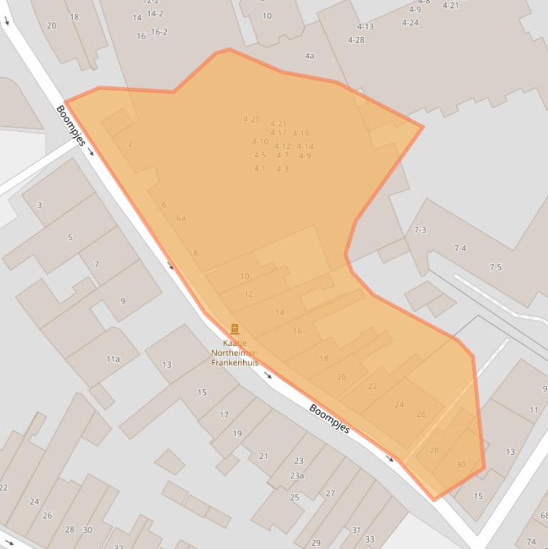 Kaart van postcodegebied 7607HG.