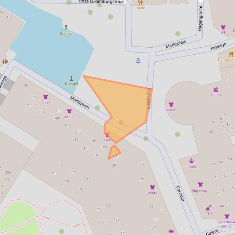 Kaart van postcodegebied 7607HL.