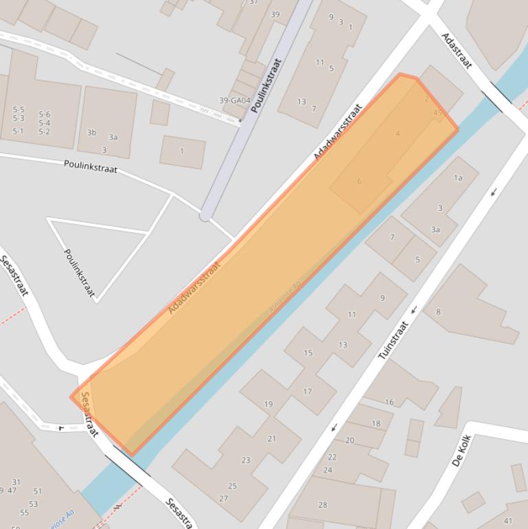 Kaart van postcodegebied 7607HW.