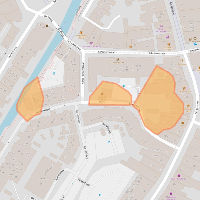 Kaart van postcodegebied 7607JC.