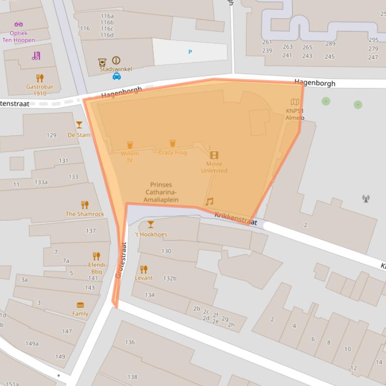 Kaart van postcodegebied 7607JP.