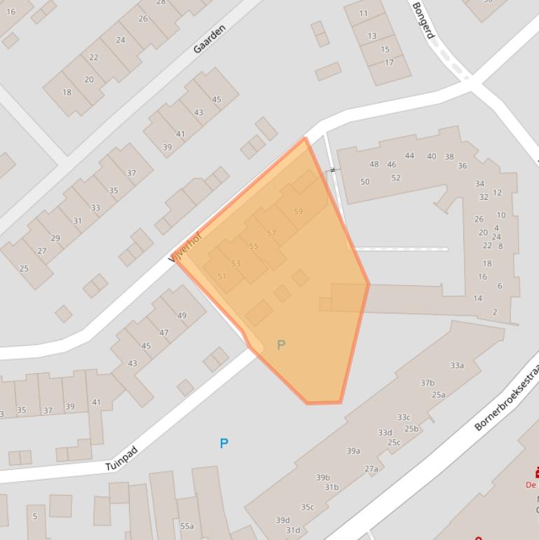 Kaart van postcodegebied 7607JR.