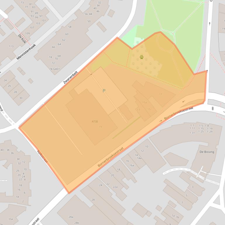 Kaart van postcodegebied 7607KD.