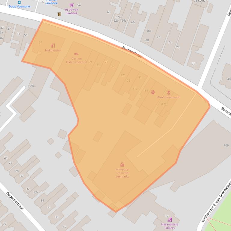 Kaart van postcodegebied 7607KK.