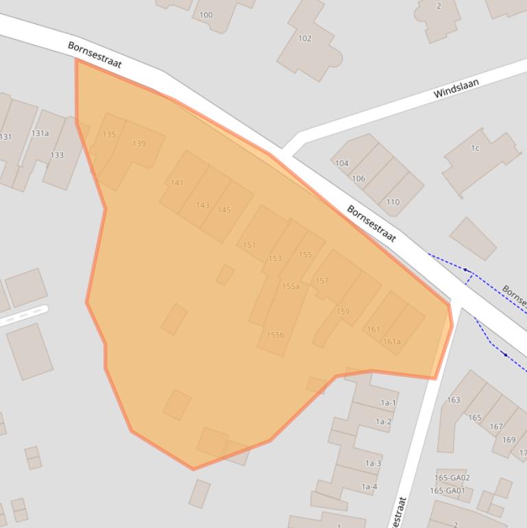 Kaart van postcodegebied 7607KM.