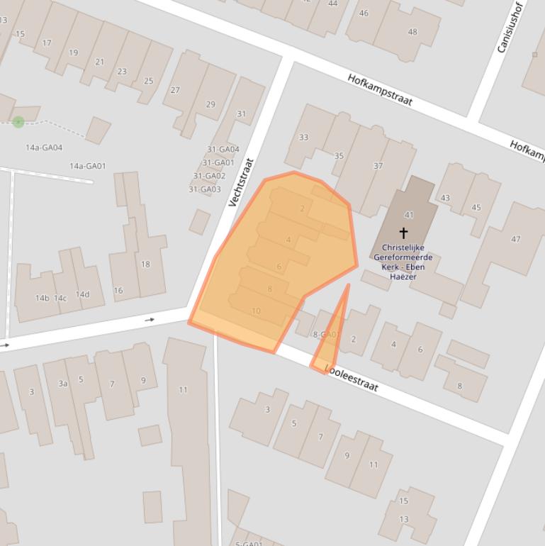 Kaart van postcodegebied 7607LL.