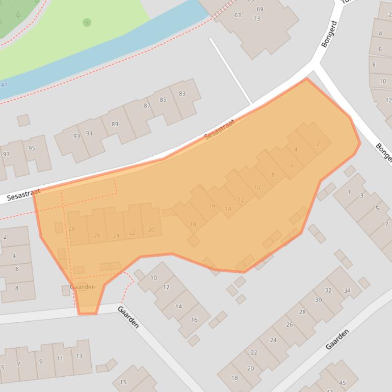 Kaart van postcodegebied 7607MD.