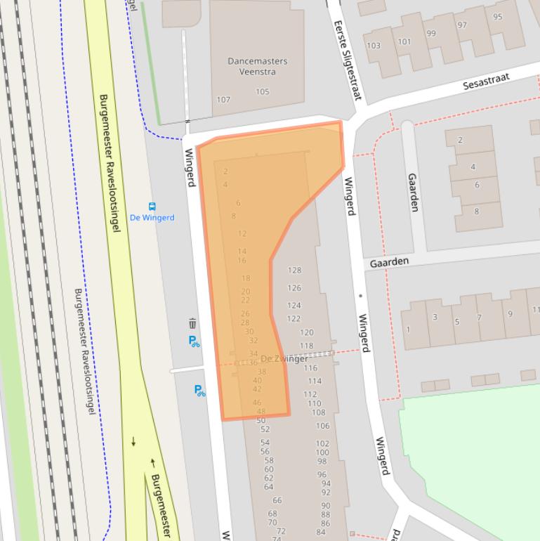 Kaart van postcodegebied 7607ME.