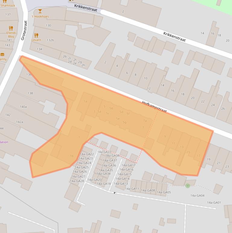 Kaart van postcodegebied 7607NA.