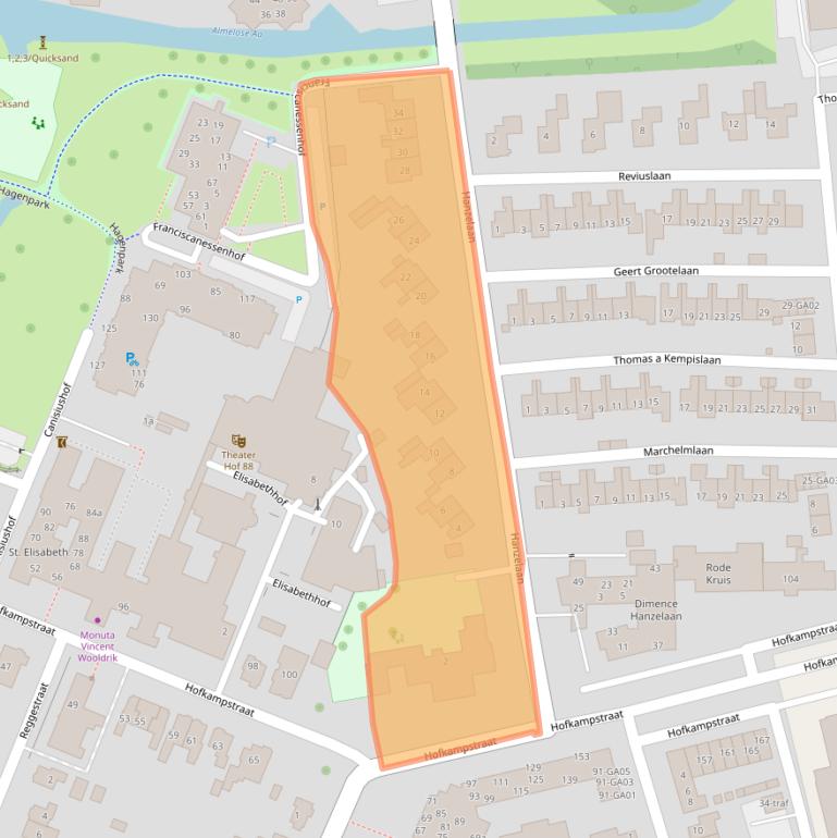 Kaart van postcodegebied 7607NM.