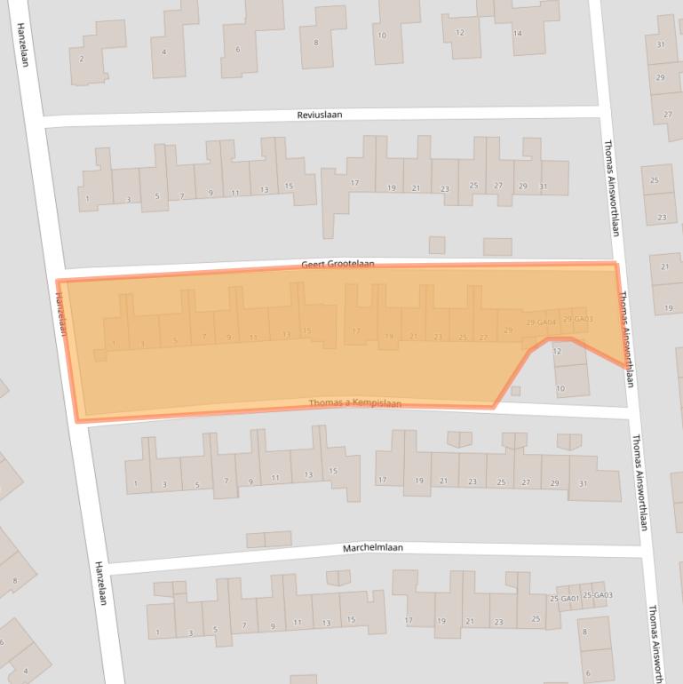Kaart van postcodegebied 7607NR.