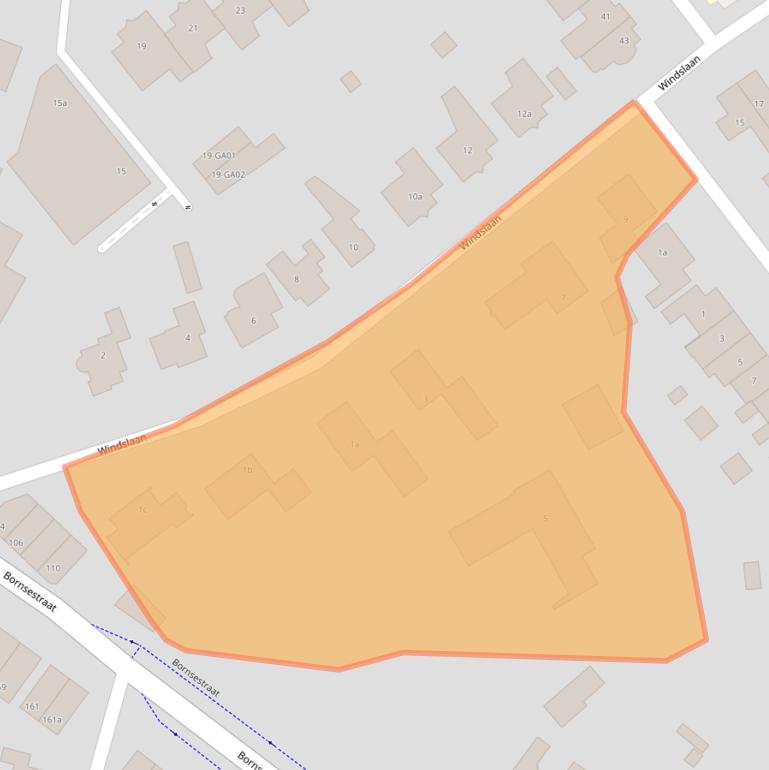 Kaart van postcodegebied 7607PA.