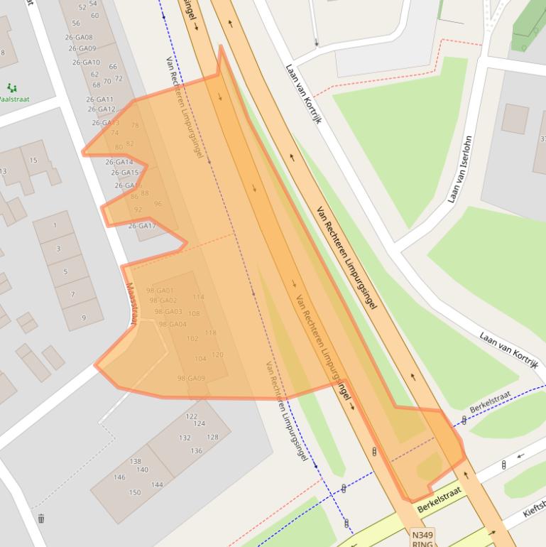 Kaart van postcodegebied 7607PH.