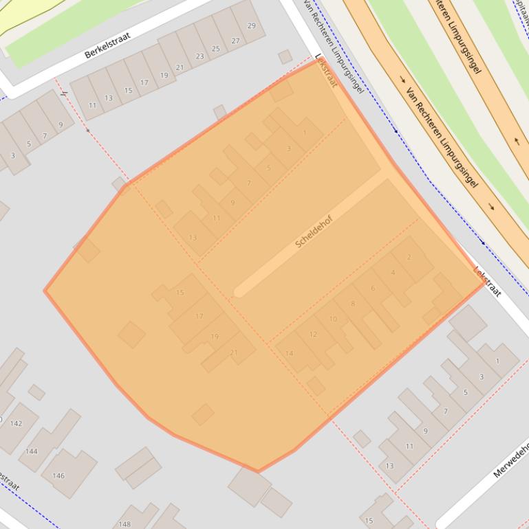 Kaart van postcodegebied 7607PL.